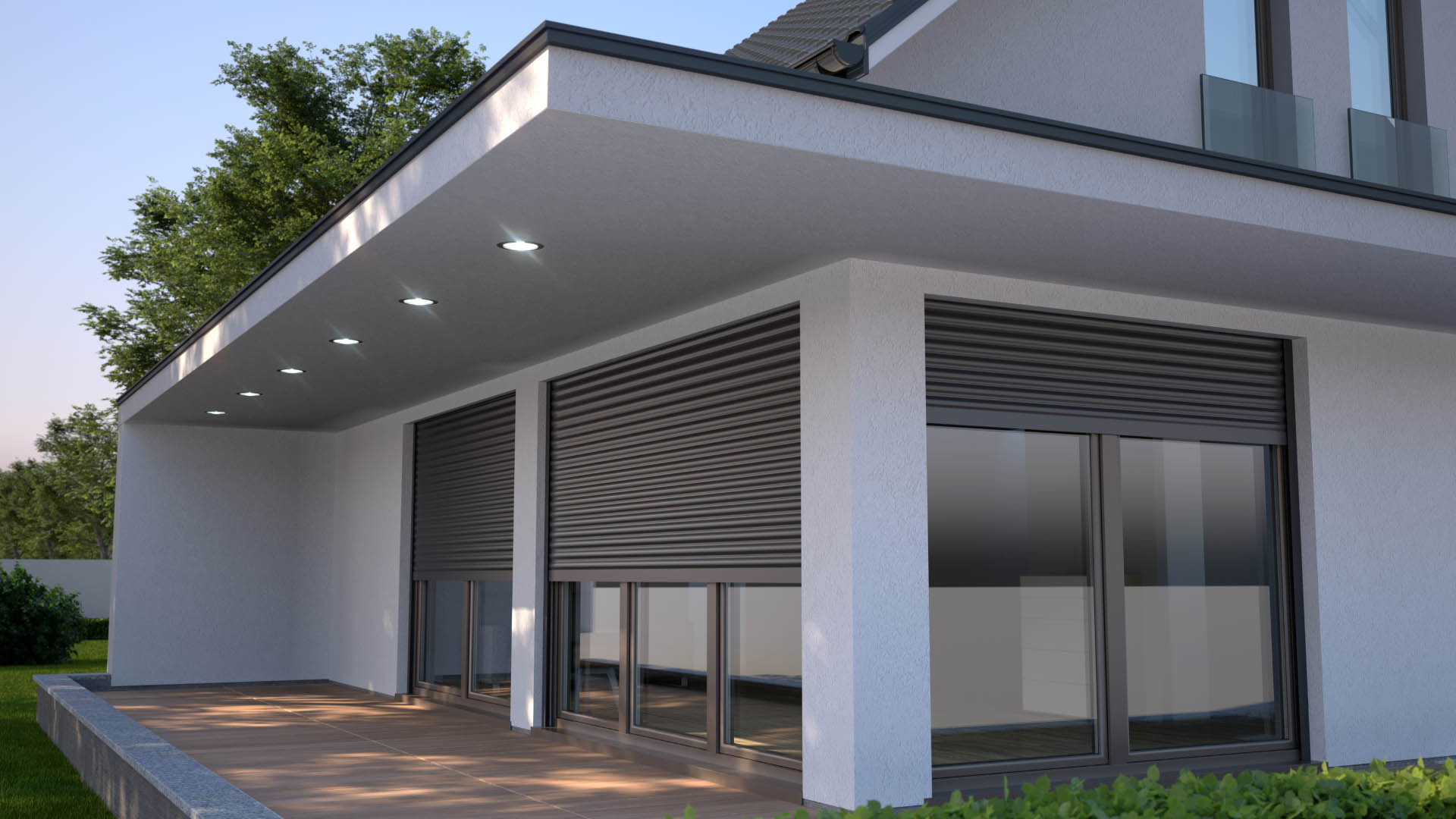 aluminium roller shutters