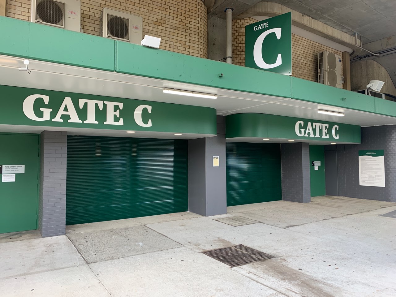 Sydney Cricket Ground Roller Shutters 1